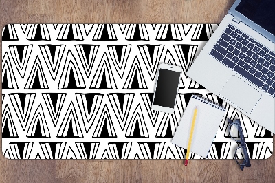 Desk mat Triangles pattern Boho