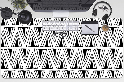 Desk mat Triangles pattern Boho