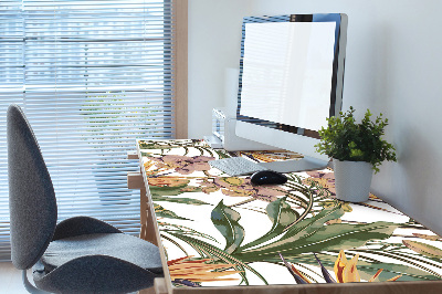 Full desk pad Botanical leaves