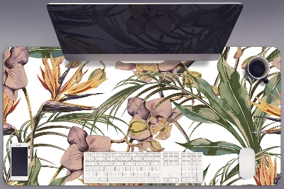 Full desk pad Botanical leaves