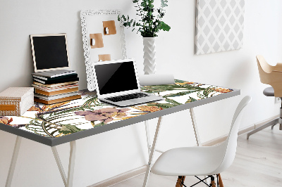 Full desk pad Botanical leaves