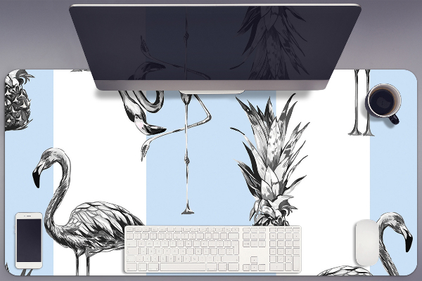 Full desk protector Flaming and pineapple