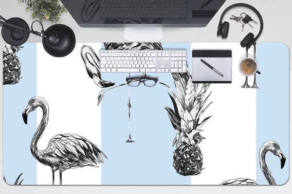 Full desk protector Flaming and pineapple