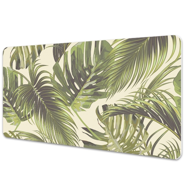 Full desk pad tropical leaves