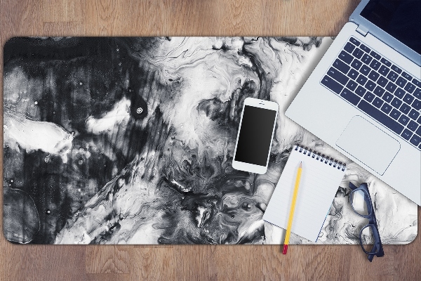 Large desk mat table protector Stains of a paint