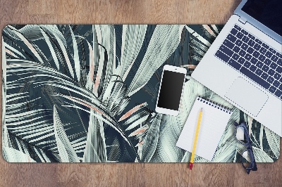 Full desk pad exotic leaves