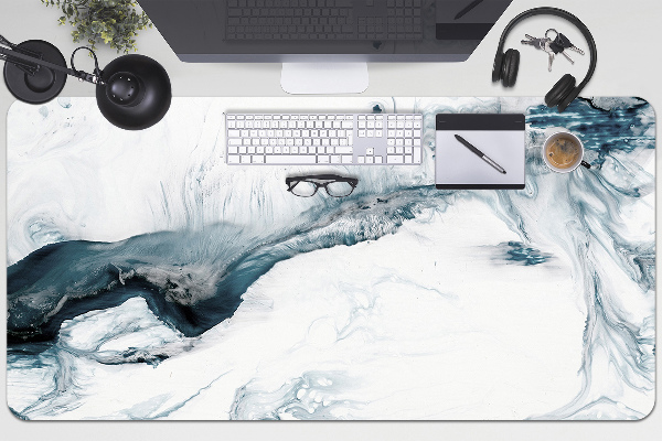 Full desk pad Winter abstraction