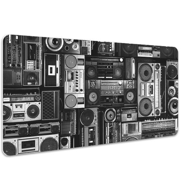 Desk mat Old school boombox