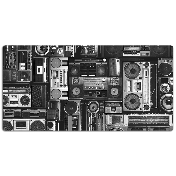 Desk mat Old school boombox