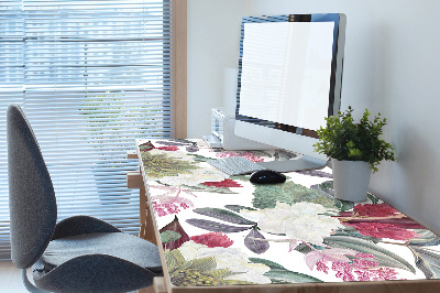 Desk pad Colorful flowers