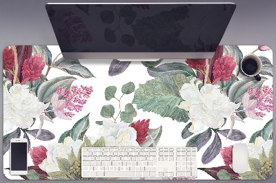 Desk pad Colorful flowers