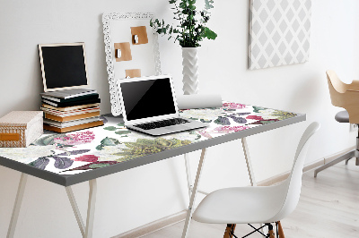 Desk pad Colorful flowers