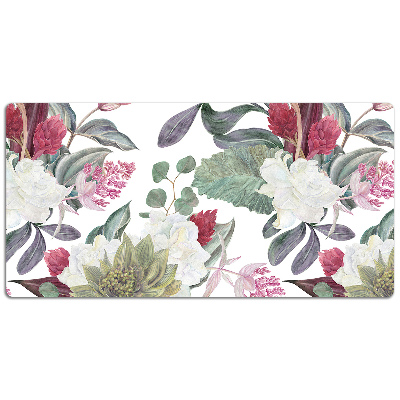 Desk pad Colorful flowers