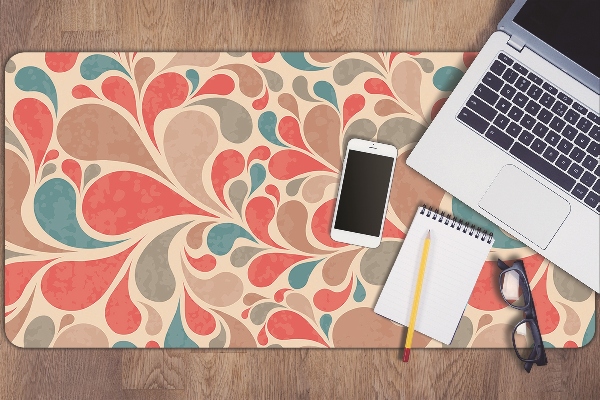 Full desk mat colorful teardrops