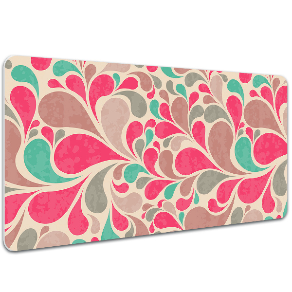 Full desk mat colorful teardrops