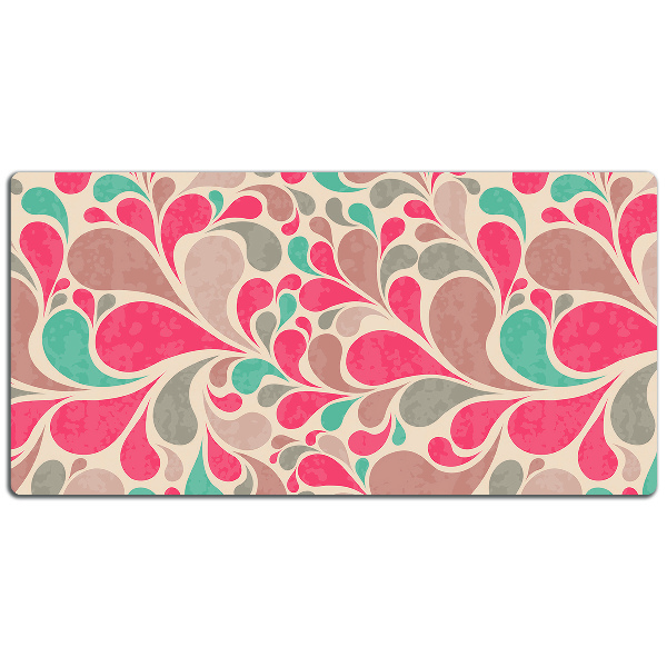 Full desk mat colorful teardrops