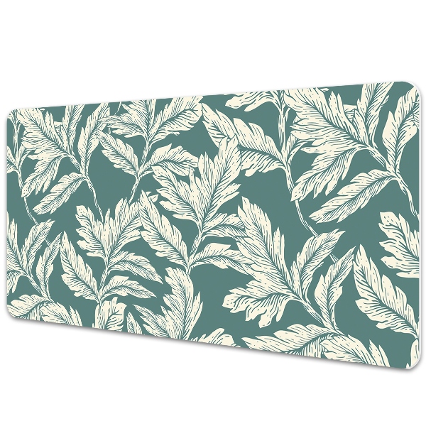 Full desk mat elegant leaf