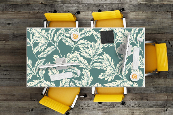 Full desk mat elegant leaf