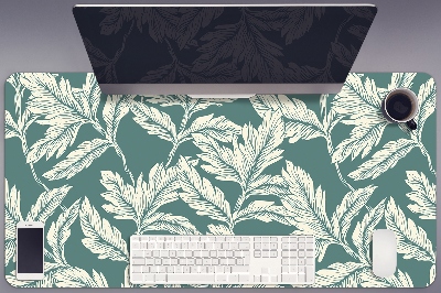 Full desk mat elegant leaf