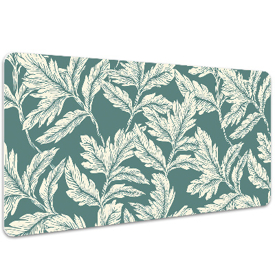 Full desk mat elegant leaf