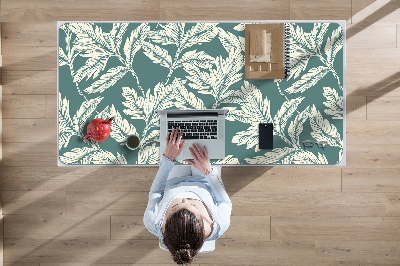 Full desk mat elegant leaf