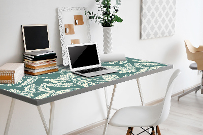 Full desk mat elegant leaf