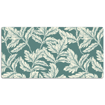 Full desk mat elegant leaf