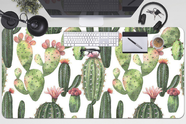 Full desk pad Cacti with spikes