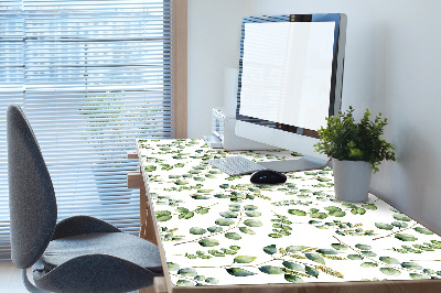 Large desk mat for children eucalyptus