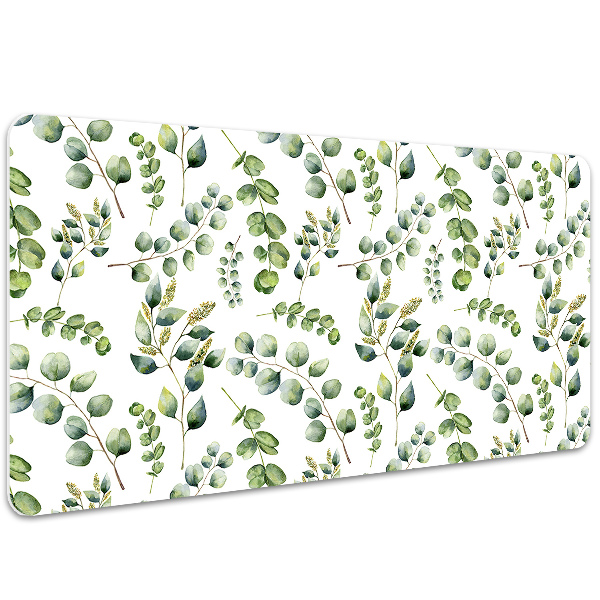Large desk mat for children eucalyptus