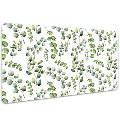 Large desk mat for children eucalyptus