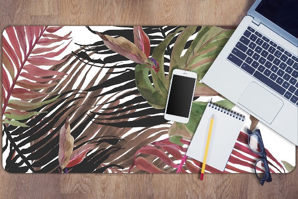Large desk mat for children monstera