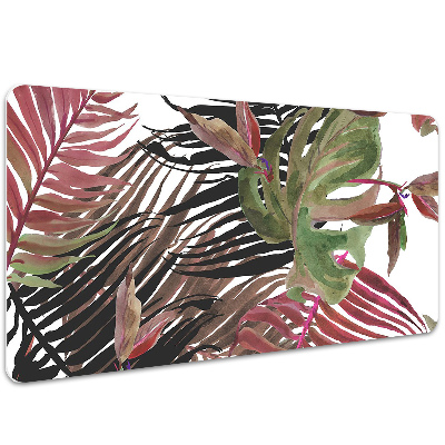 Large desk mat for children monstera