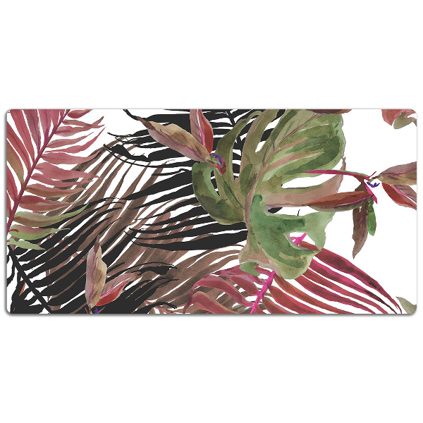 Large desk mat for children monstera