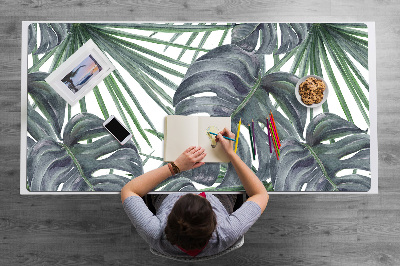 Desk mat exotic plants