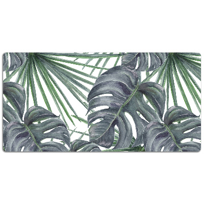 Desk mat exotic plants