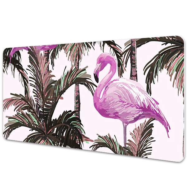 Desk mat Flamingos in the palms