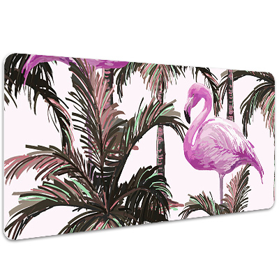 Desk mat Flamingos in the palms