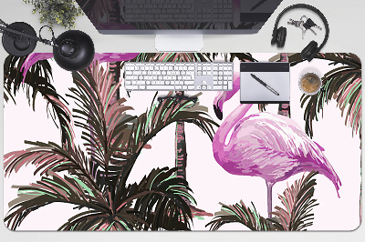 Desk mat Flamingos in the palms