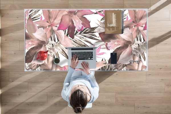 Full desk mat tropical roses