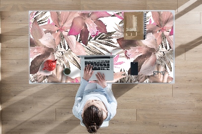 Full desk mat tropical roses