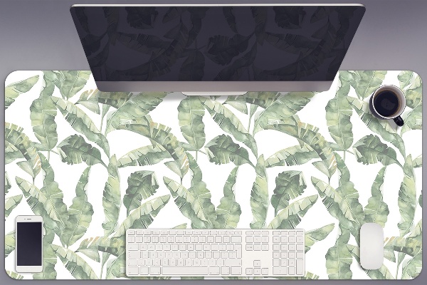 Desk pad banana leaves