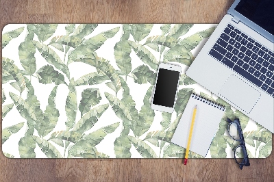 Desk pad banana leaves