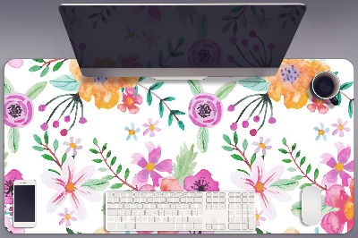 Desk pad drawing flowers