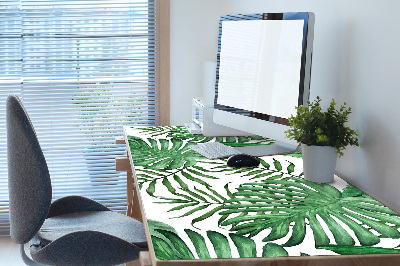 Large desk mat for children Palm leaves