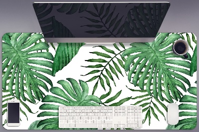 Large desk mat for children Palm leaves