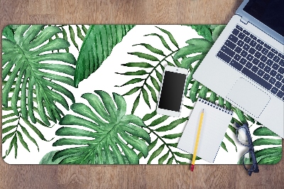 Large desk mat for children Palm leaves