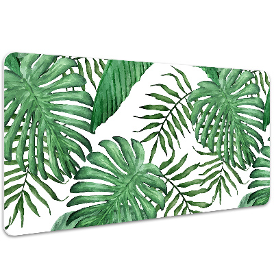 Large desk mat for children Palm leaves