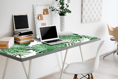 Large desk mat for children Palm leaves