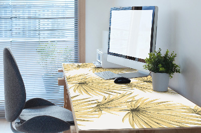 Full desk pad tropical leaves